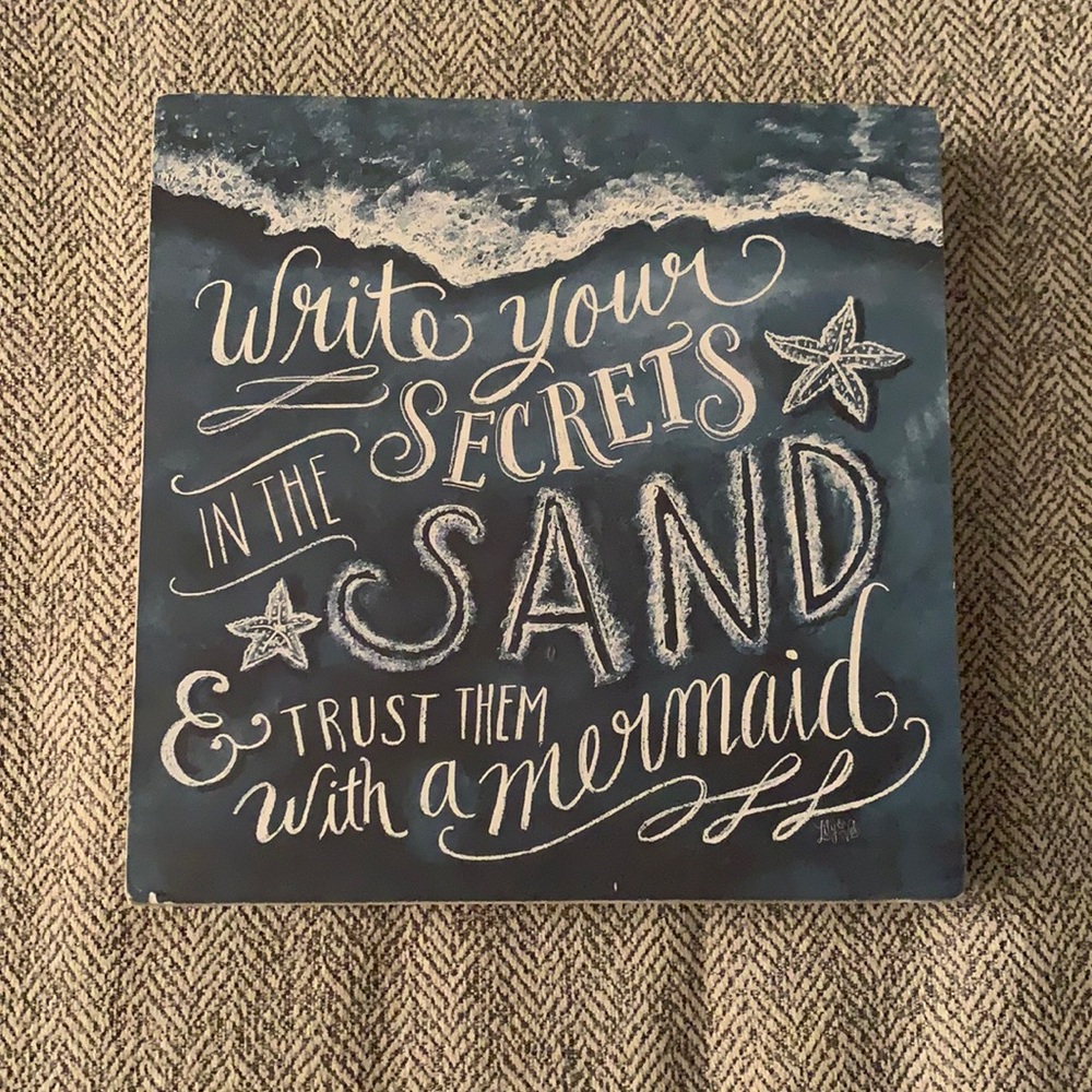 Home decor - 🧜🏼‍♀️ chalk sign